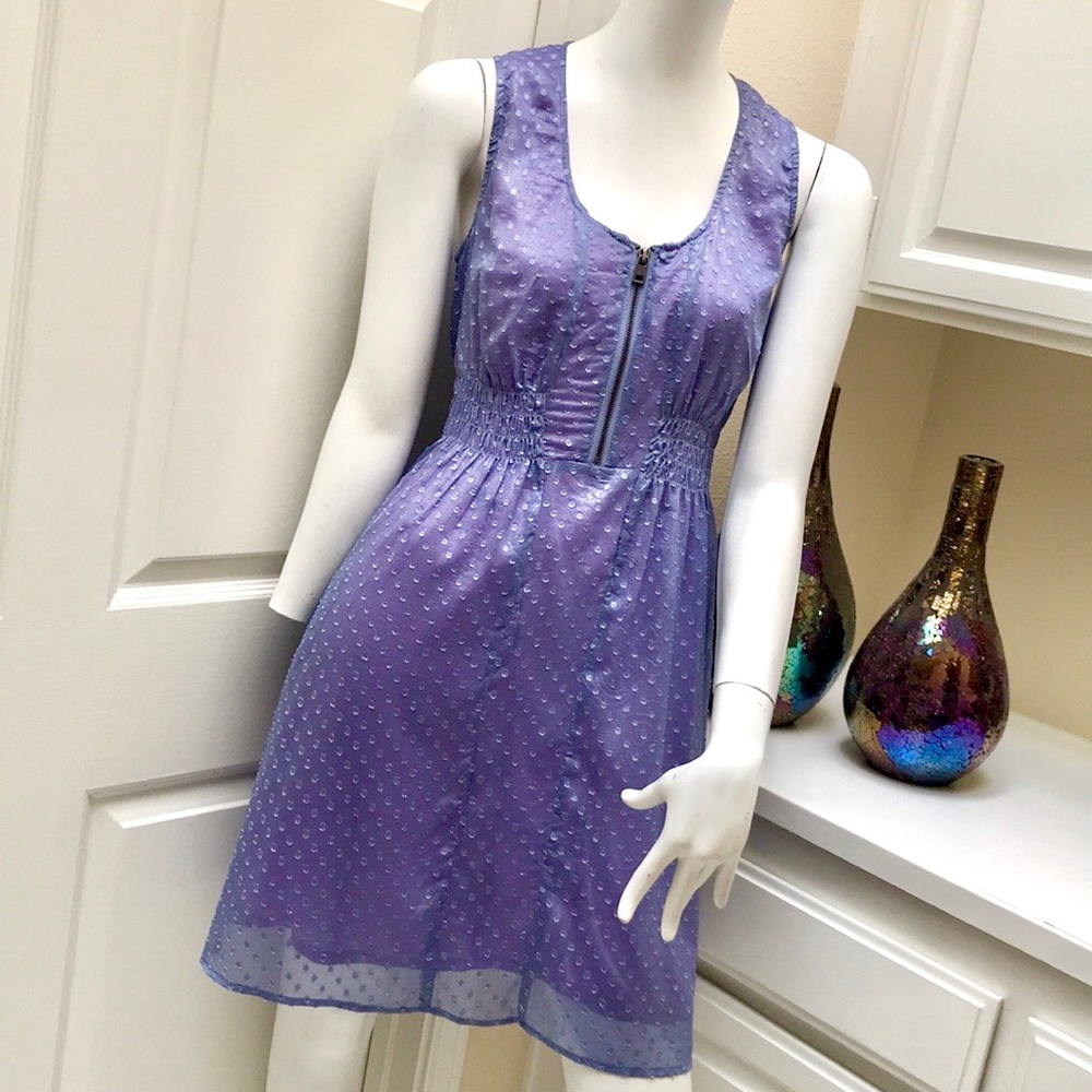 Marc New York Chiffon Dress Lavender Size 8 NWOT